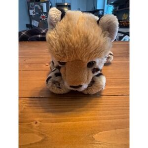 FAO Schwarz Plush Cheetah Stuffed Animal Toy Realistic Spots Soft Kids Gift